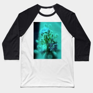 wildflower bouquet, aqua tint Baseball T-Shirt